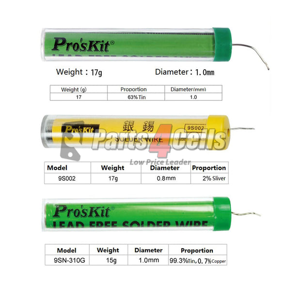 Lead Free Solder Wire - Pros'Kit 9S001