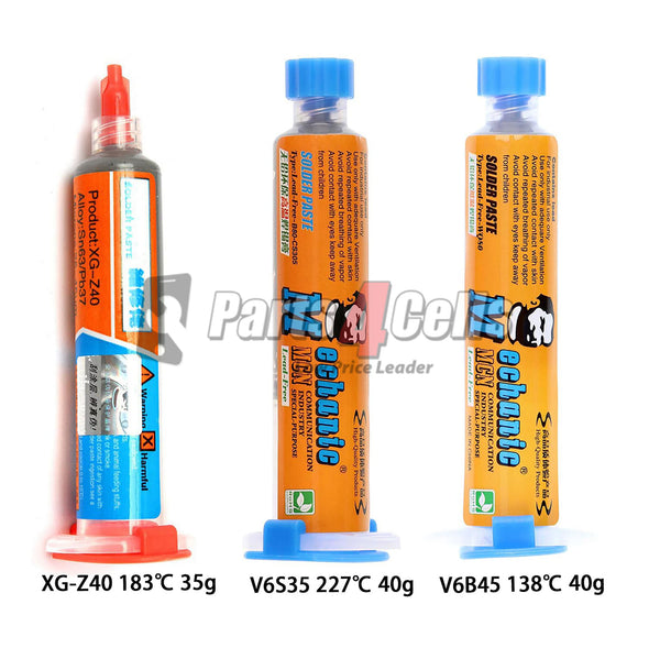 MECHANIC ROHS Lead-Free Solder Paste V6B45 138℃ 40g