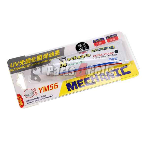 MECHANIC YM56 Pinpoint UV Light Curing Solder Mask Ink 15mL - Black