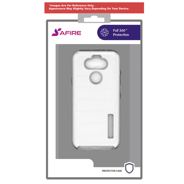 SAFIRE LG Aristo 5 Deluxe Brushed Case Silver