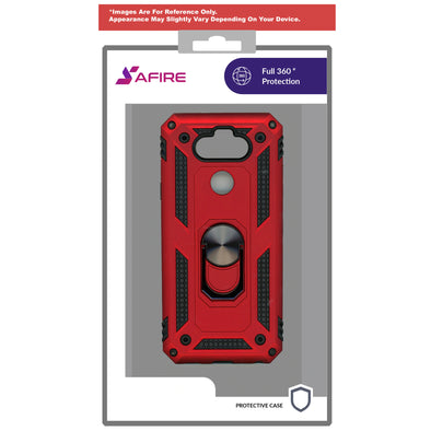 Samsung A51 SM-A515 Red Rugged Ring Stand Case