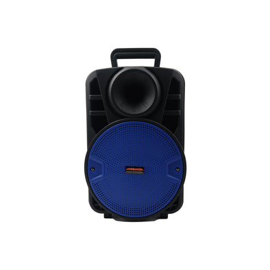 8" SPEAKER WITH TWS FUNCTION, WIRG TROLLY,,WIRED MIC,USB,BLUE TOOTH,RECHARGEABLE BATTERY ,REMOTE