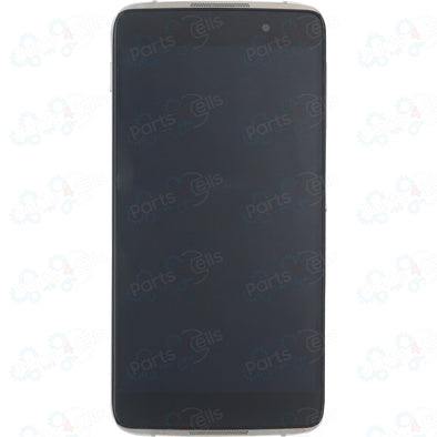 Alcatel One Touch Idol 4 LCD With Touch + Frame Silver