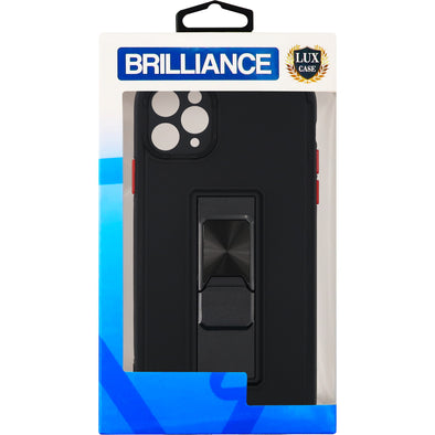 Brilliance LUX iPhone 11 PRO MAX Two-tone Skin Feel Functional Case Black