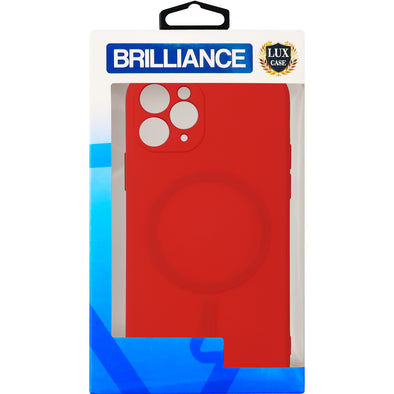 Brilliance LUX iPhone 11 PRO Magnetic wireless charging case Red