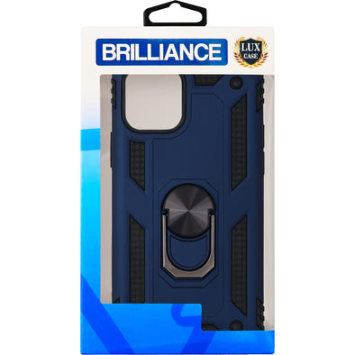 Brilliance LUX iPhone 11 Sergeant Anti-fall Bracket Armor Case Navy Blue