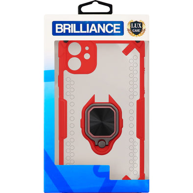 Brilliance LUX iPhone 12 Vulcan Warrior Case Red