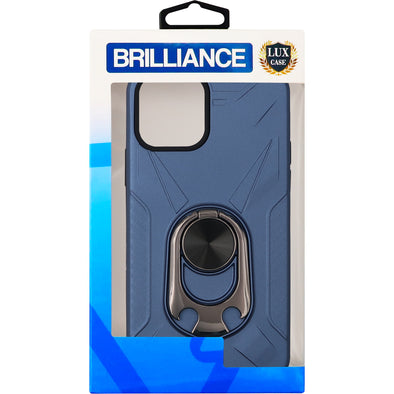 Brilliance LUX iPhone 12 Admiral Case Navy Blue
