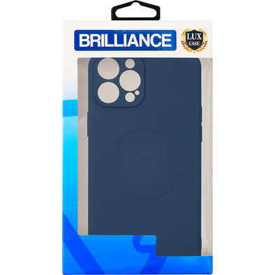 Brilliance LUX iPhone 12 PRO MAX Magnetic wireless charging case Navy Blue