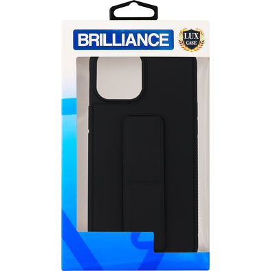 Brilliance LUX iPhone 12 PRO Universal Stand Phone Case Black