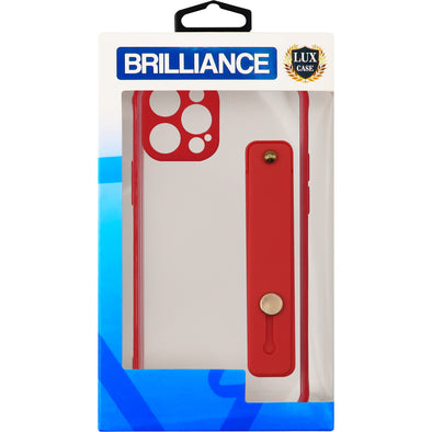 Brilliance LUX iPhone 12 PRO MAX Two-in-one fine Hole case Red