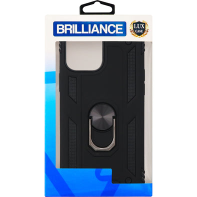 Brilliance LUX iPhone 13 Pro Max Sergeant Anti-fall Bracket Armor Case Black