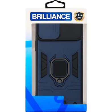 Brilliance LUX iPhone 13 Pro Max Warrior Window Case Dark Blue