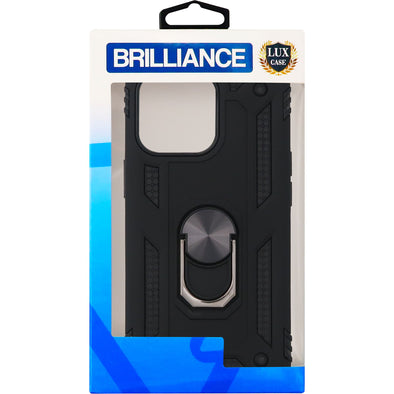 Brilliance LUX iPhone 13 Pro Two-tone Skin Feel Functional Case Black
