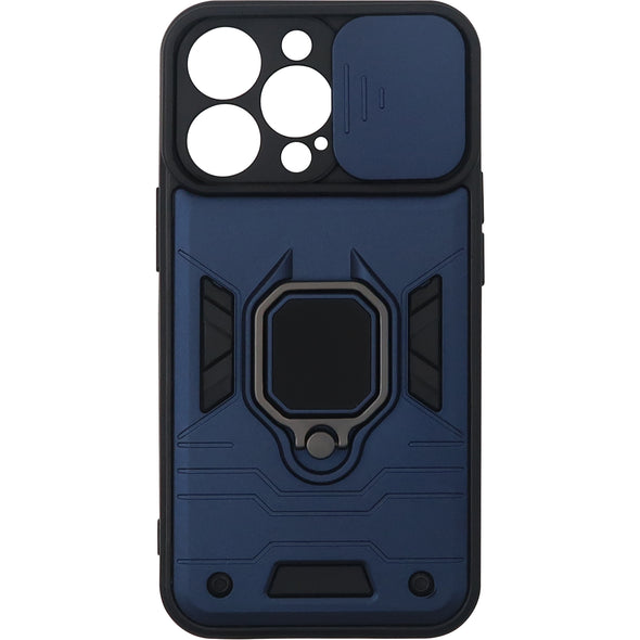 Brilliance LUX iPhone 13 Pro Warrior Window Case Dark Blue