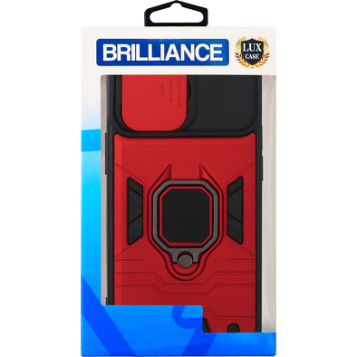 Brilliance LUX iPhone 13 Pro Warrior Window Case Red