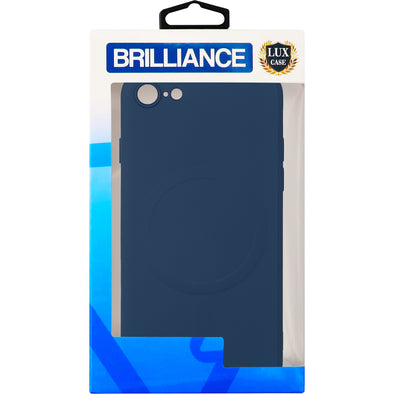 Brilliance LUX iPhone 7G/8G Magnetic wireless charging case Navy Blue