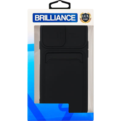 Brilliance LUX iPhone 7G/8G Push window card case Black