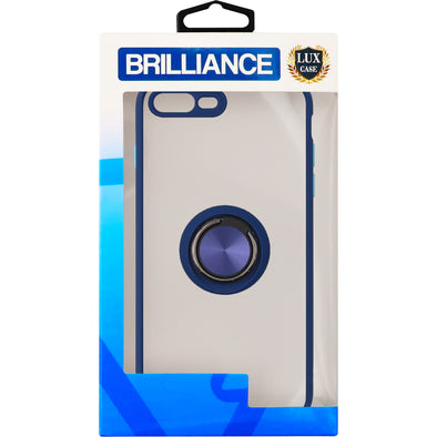 Brilliance LUX iPhone 7P/8P Eagle Eye Skin Feeling Case Navy Blue
