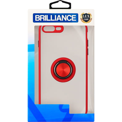 Brilliance LUX iPhone 7P/8P Eagle Eye Skin Feeling Case Red