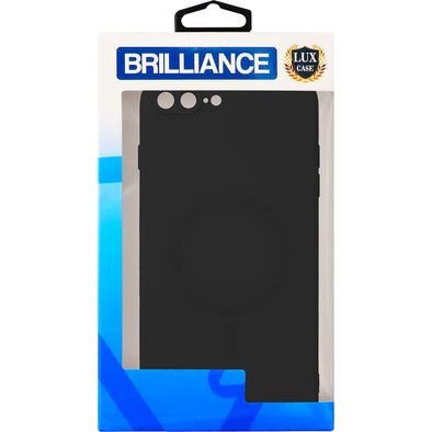Brilliance LUX iPhone 7P/8P Magnetic wireless charging case Black