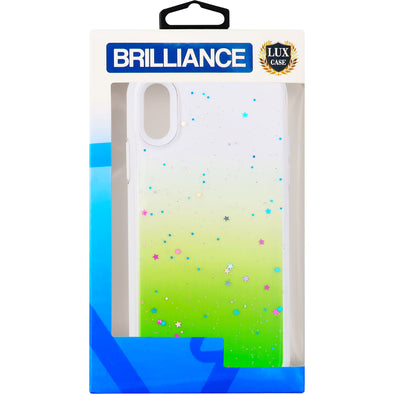 Brilliance LUX iPhone X Gradient epoxy case Green