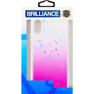 Brilliance LUX iPhone X Gradient epoxy case Purple