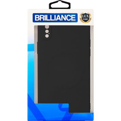 Brilliance LUX iPhone X Magnetic wireless charging case Black