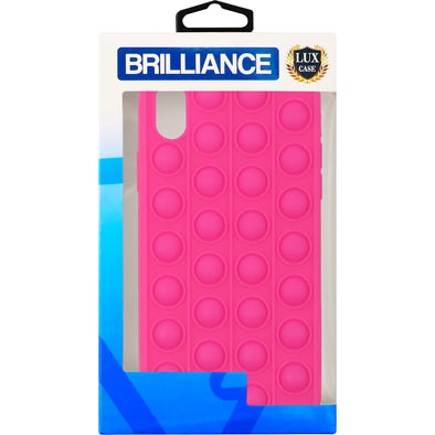 Brilliance LUX iPhone XR Decompression Solid Case Pink