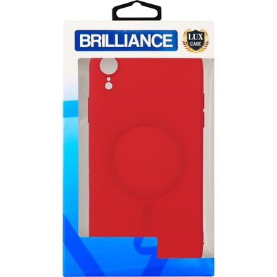 Brilliance LUX iPhone XR Magnetic wireless charging case Red