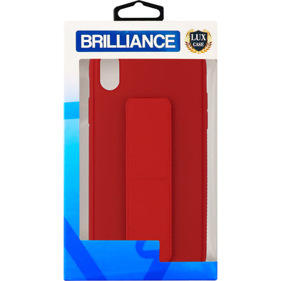 Brilliance LUX iPhone XR Universal Stand Phone Case Red