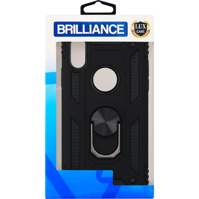 Brilliance LUX iPhone X Sergeant Anti-fall Bracket Armor Case Black