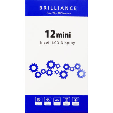 Brilliance iPhone 12 Mini LCD with Touch COF Incell Black