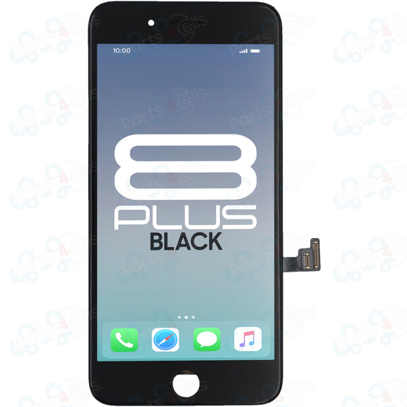 Brilliance iPhone 8 Plus LCD with Touch And Back Plate Black