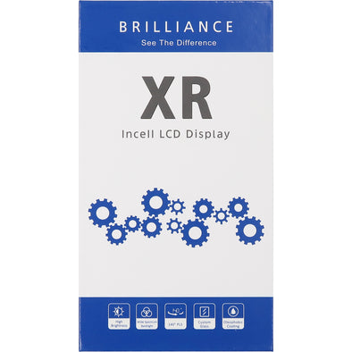 Brilliance iPhone XR LCD With Touch and  Back Plate Black