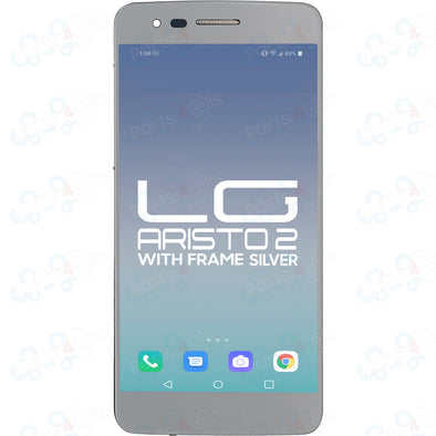 LG Aristo 2 LCD with Touch + Frame Silver
