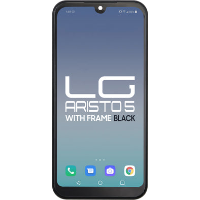 LG Aristo 5 / Fortune 3 / Phoenix 5 LCD With Touch Black + Frame Black