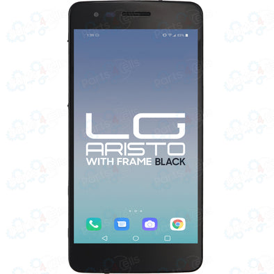 LG Aristo LCD with Touch + Frame Black