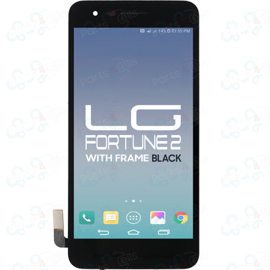 LG Fortune 2 LCD With Touch + Frame Black