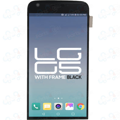 LG G5 LCD With Touch + Frame Black