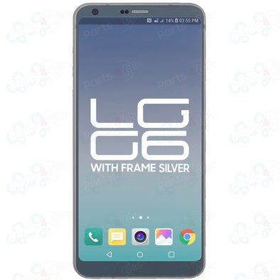 LG G6 LCD With Touch + Frame Silver