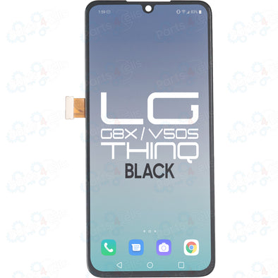 LG G8X / V50S ThinQ LCD with Touch Black