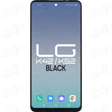 LG K42 / K52 / K62 LCD with Touch Black