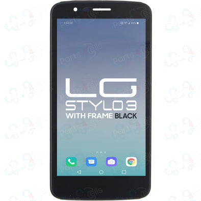 LG Stylo 3 LCD With Touch + Frame Black