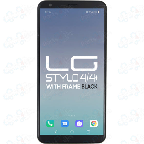 LG Stylo 4 / Stylo 4 Plus LCD with Touch + Frame Black