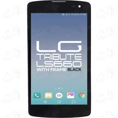 LG Tribute LS660 LCD with Touch + Frame Black
