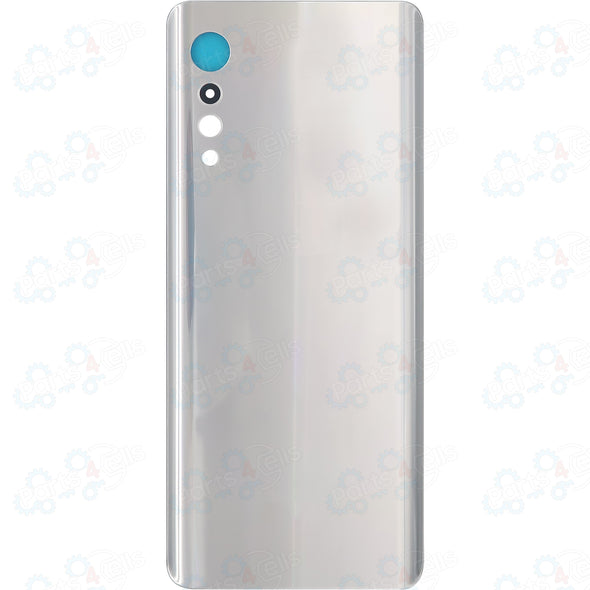 LG Velvet 5G Adhesive Silver Back Door - LG Velvet 5G Parts