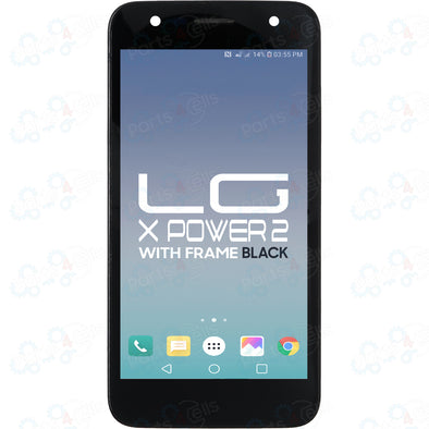 LG X Power 2 LCD With Touch + Frame Black