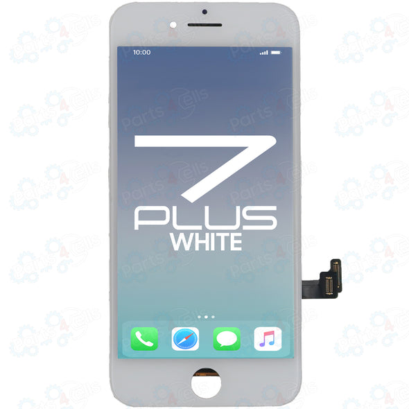 Brilliance iPhone 7 Plus LCD with Touch And Back Plate White