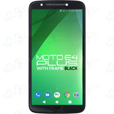 Motorola Moto E4 Plus LCD with Touch + Frame Black US XT1775